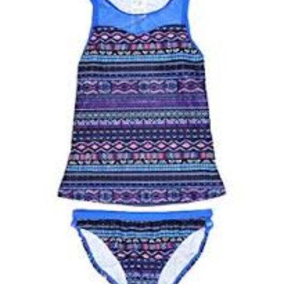 Jessica Simpson Tankini Two Piece Swim Suit NWT - Picture 1 of 2
